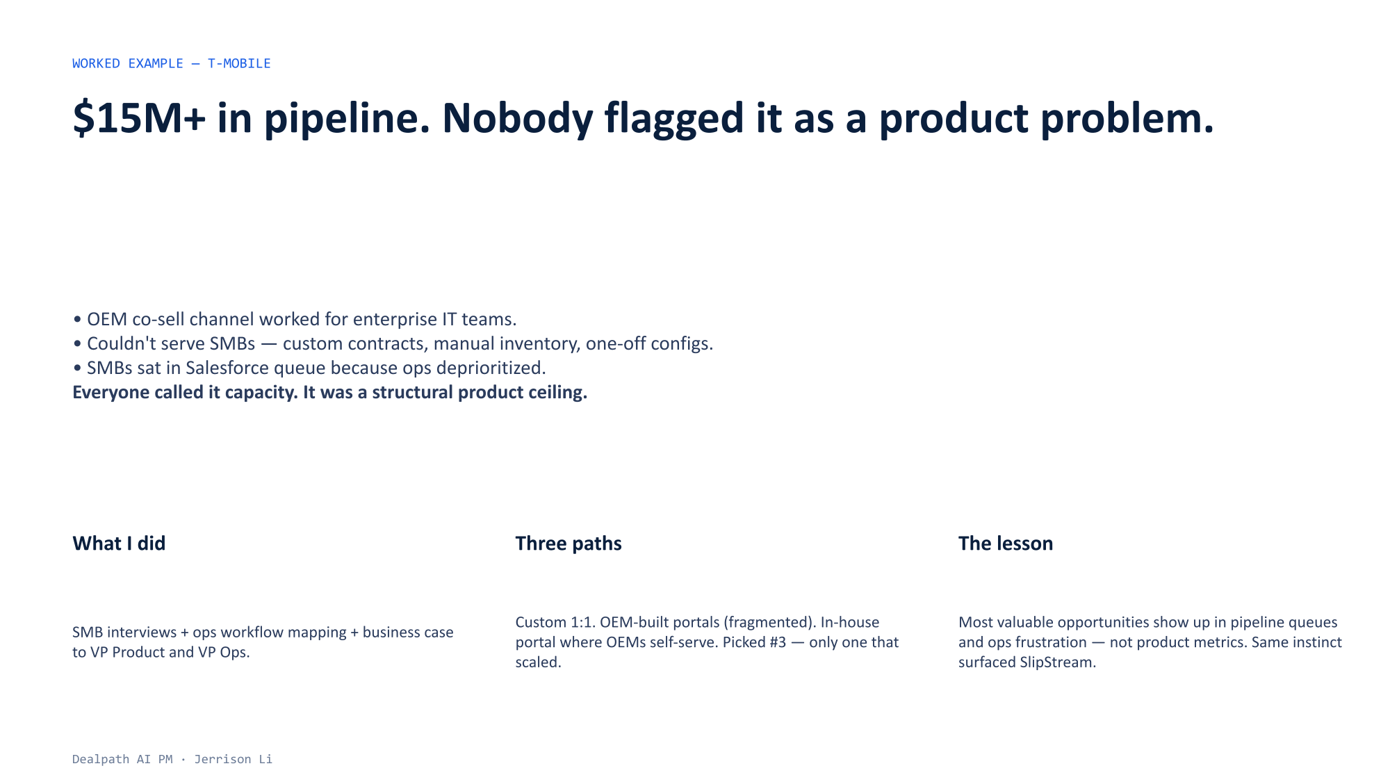 Dealpath AI PM presentation slide 9