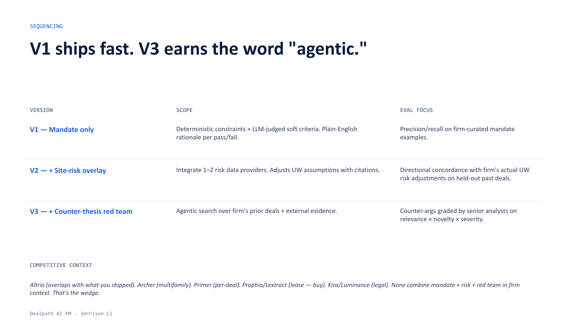 Dealpath AI PM presentation slide 21