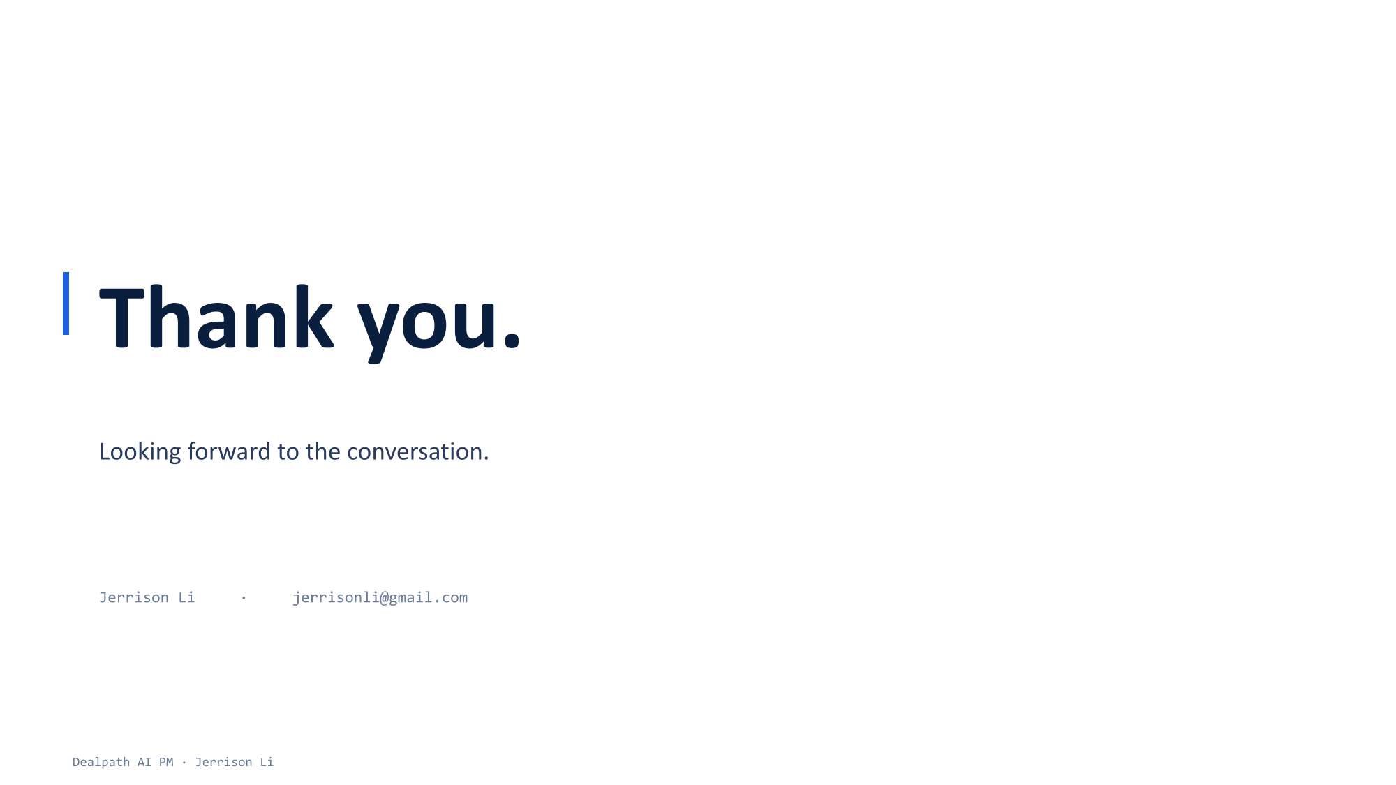 Dealpath AI PM presentation slide 40
